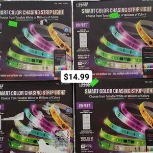 FEIT Smart Color Chasing Strip Light $14.99 each